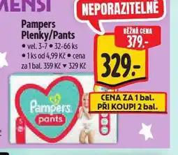 Albert Pampers dětské plenky nabídka