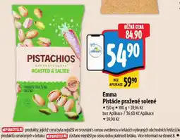 Albert Emma pistácie pražené solené nabídka