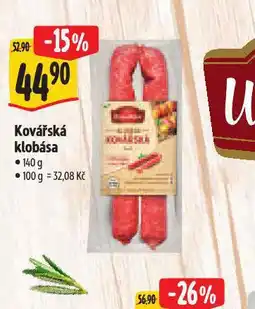 Albert Kovářská klobása nabídka