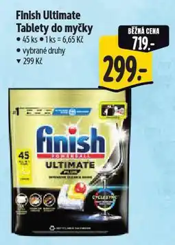 Albert Finish ultimate tablety do myčky nabídka