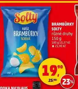 Penny Market BRAMBŮRKY SOLTY různé druhy, 150 g nabídka