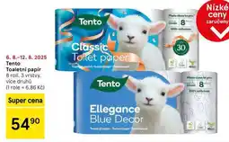 Tesco Tento Toaletní papír, 8 rolí, 3 vrstvy nabídka