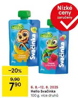 Tesco Hello Svačinka, 100 g nabídka