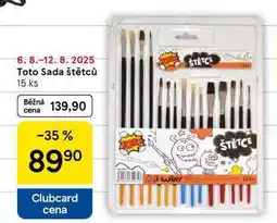 Tesco Toto Sada štětců, 15 ks nabídka