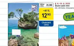 Tesco Školní sešit 444, A4, 40 listů, linkovaný nabídka