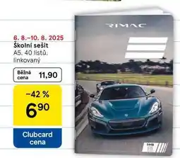 Tesco Školní sešit A5, 40 listů. linkovaný nabídka