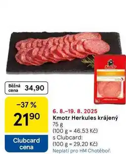 Tesco Kmotr Herkules krájený, 75 g nabídka
