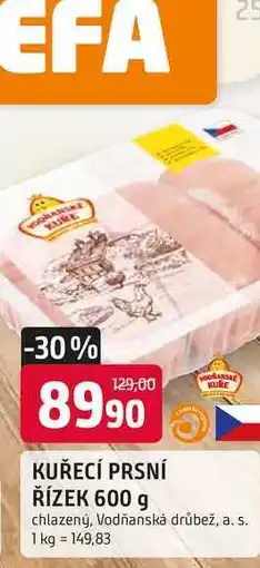 Trefa KUŘECÍ PRSNÍ ŘÍZEK 600 g nabídka