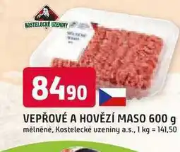 Trefa VEPŘOVÉ A HOVĚZÍ MASO 600 g mělněné nabídka