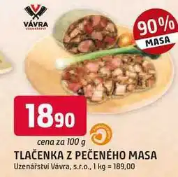 Trefa TLAČENKA Z PEČENÉHO MASA 100 g nabídka