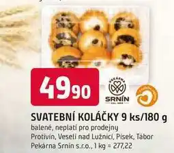 Trefa SRNIN SVATEBNÍ KOLÁČKY 9 ks/180 g nabídka