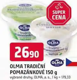 Trefa OLMA TRADIČNÍ POMAZÁNKOVÉ 150 g nabídka