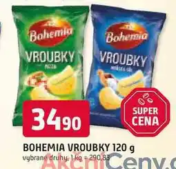 Trefa Bohemia Vroubky 120g, vybrané druhy nabídka