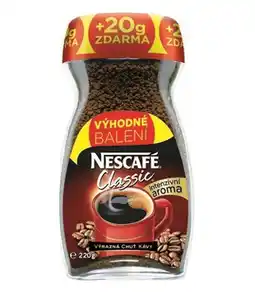 Trefa instantní káva Nescafé Classic 220g nabídka