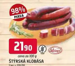 Trefa ŠTÝRSKÁ KLOBÁSA 100g nabídka