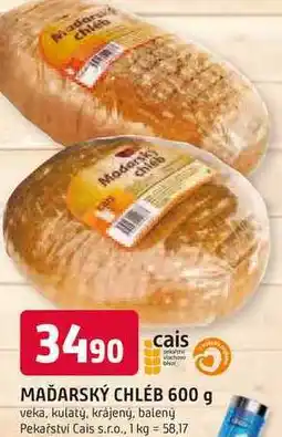 Trefa MAĎARSKÝ CHLÉB 600 g nabídka