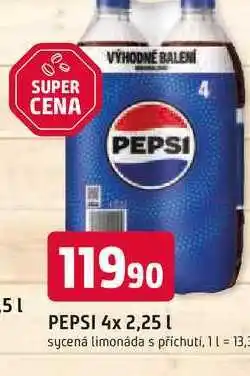 Trefa PEPSI 4x 2,25 L nabídka