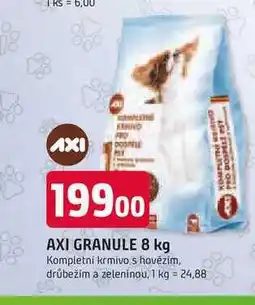 Trefa AXI GRANULE 8 kg Kompletní krmivo s hovězím, drůbežim a zeleninou nabídka
