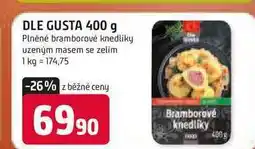 Trefa Plněné bramborové knedlíky uzeným masem se zelim 400g nabídka
