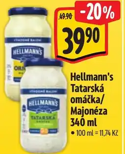 Albert Hellmann's Tatarská omáčka/ Majonéza nabídka