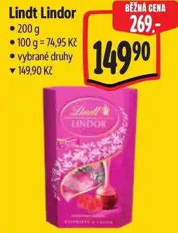 Albert Lindt Lindor nabídka
