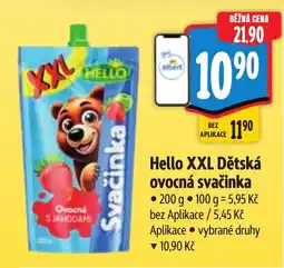 Albert Hello XXL Dětská ovocná svačinka nabídka