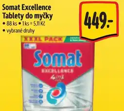 Albert Somat Excellence Tablety do myčky nabídka