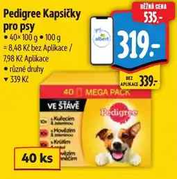 Albert Pedigree Kapsičky pro psy nabídka