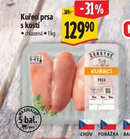Albert Kuřecí prsa s kostí nabídka