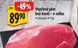 Albert Vepřová plec bez kosti - v celku nabídka