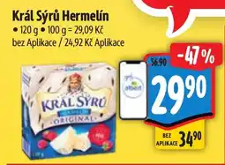 Albert Král Sýrů Hermelín nabídka