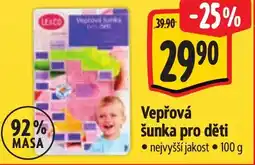 Albert Vepřová šunka pro děti nabídka