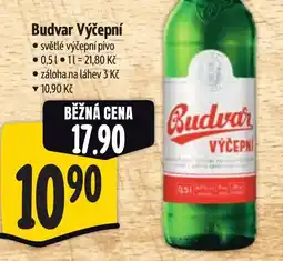 Albert Budvar Výčepní nabídka