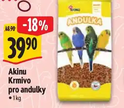 Albert Akinu Krmivo pro andulky nabídka
