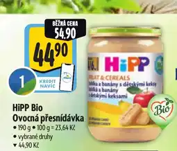 Albert HiPP Bio Ovocná přesnídávka nabídka