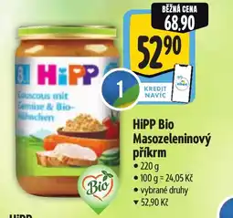 Albert HiPP Bio Masozeleninový příkrm nabídka