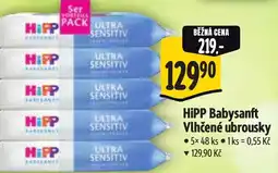 Albert HiPP Babysanft Vlhčené ubrousky nabídka