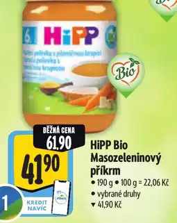 Albert HiPP Bio Masozeleninový příkrm nabídka