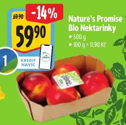 Albert Nature's Promise Bio Nektarinky nabídka