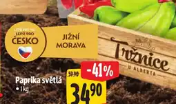 Albert Paprika světlá nabídka