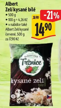 Albert Albert Zelí kysané bílé nabídka