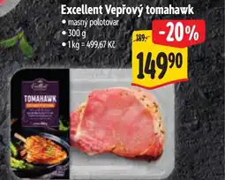 Albert Excellent Vepřový tomahawk nabídka