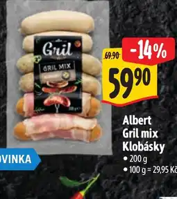 Albert Albert Gril mix Klobásky nabídka