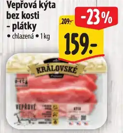 Albert Vepřová kýta bez kosti - plátky nabídka