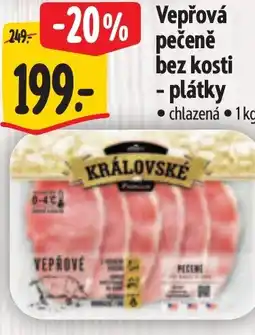Albert Vepřová pečeně bez kosti - plátky nabídka