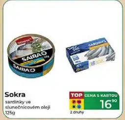 Tamda Foods Sokra sardinky ve slunečnicovém oleji 125g nabídka