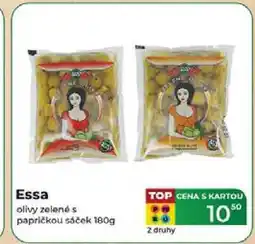 Tamda Foods Essa olivy zelené s papričkou sáček 180g nabídka