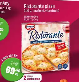 BonVeno Dr. Oetker Pizza Ristorante, vybrané druhy 340g nabídka