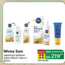 Tamda Foods Nivea Sun opalovací pleťové krém 30ml/40ml/ 50ml nabídka