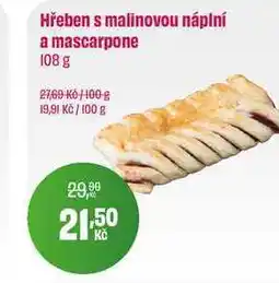 BonVeno Hřeben s malinovou náplní a mascarpone 108 g nabídka